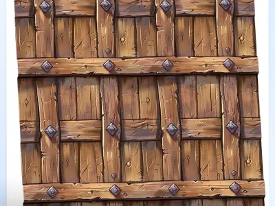  Stylized Wood Seamless Texture Texture