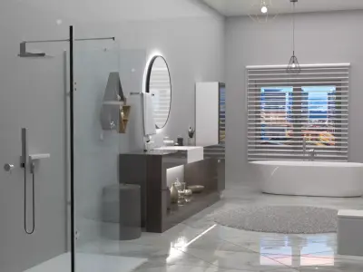 banyo  Low-poly 3D model