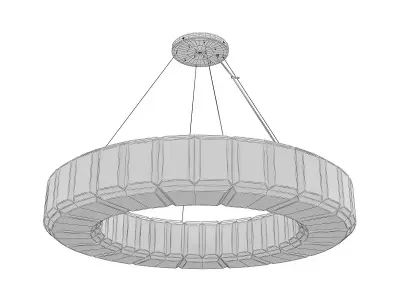 Belmont 16 Light 48 Inch Chandelier 3D model