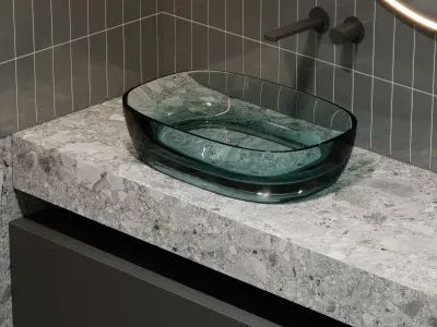 AR-22045 Case Study - Bathroom 3D Scene 3D model