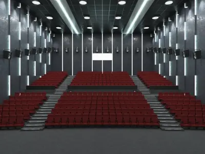 Cinema Hall  3D model