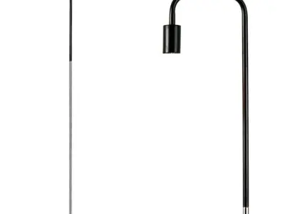 Catlett Traditional Floor Light Lamp - 2 Option 3D model