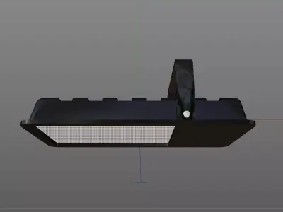 Truss Projection Lamp Low-poly 3D model