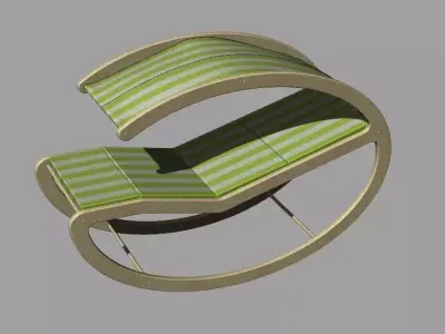 Outside chairs 3D model