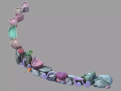Disney - Seaside Stone 02 3D model