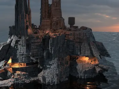 Sith Empire Base Empire Facility  3D model