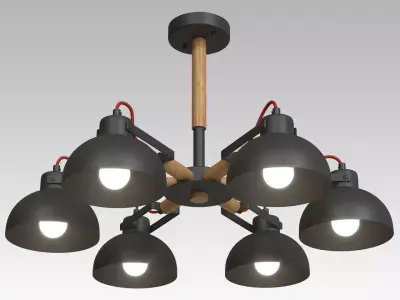 Ceiling chandelier Forest 693010706 3D model