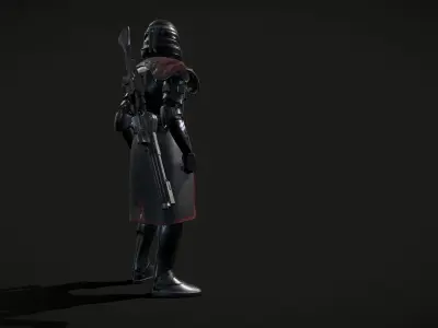 Imperial Purge Trooper Low-poly 3D model