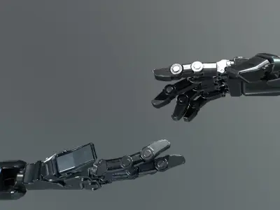 Robohands Low-poly 3D model