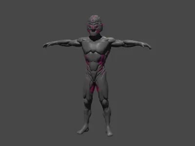 sci fi Low-poly 3D model