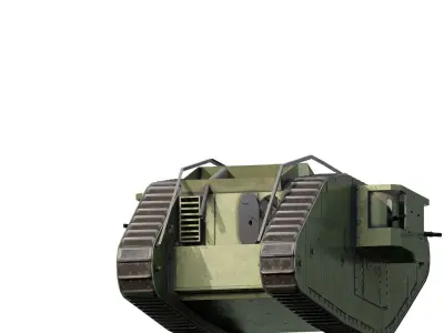 MARK IV TANK WWI 3D model