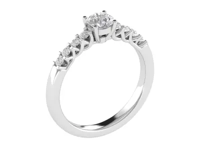 Women Ring  Render 3dm STL OBJ FBX TXT Details 3D print model 5
