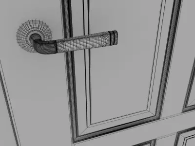 door frise11 z Free 3D model