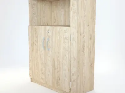 Wooden Cabinet 13 3D model