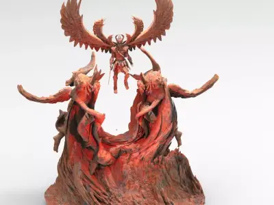 Glory Angel Mount  3D model