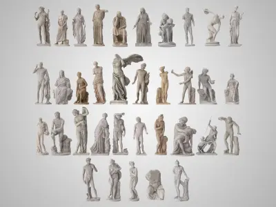  Ancient Statues Collection 