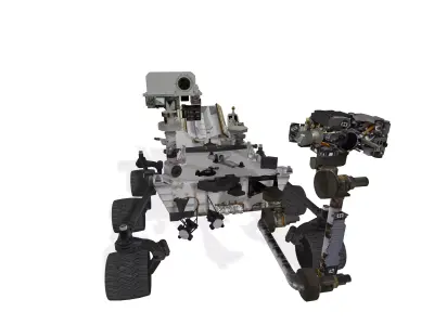 Mars Curiosity Rover Highly Detailed Scientific 3D Model 3D model