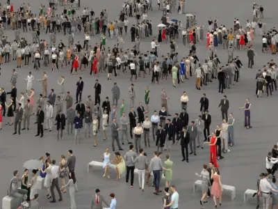  3D PEOPLE CROWDS - TOTAL PACK - ULTIMATE SPEED SOLUTION - CROWD 