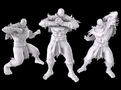 Street Fighter - Sagat 3D print model