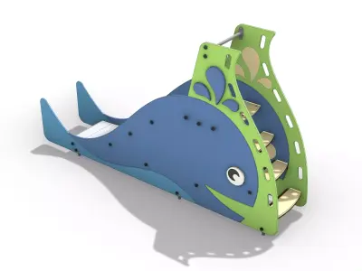 Children slide for the playground 3D model