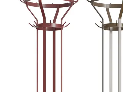 Marcel Coat Stand Floor Standing 3D model