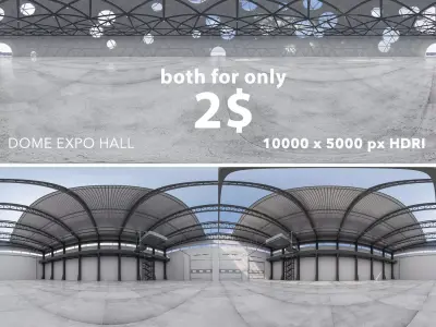 Two interior 360 HDRI 32BIT Texture