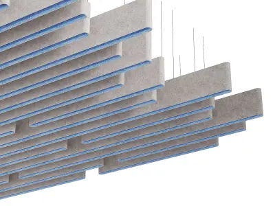 Warp Acoustic Ceiling Baffle 3D model