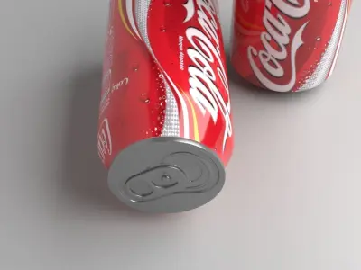 Coca Cola Cans 3D model