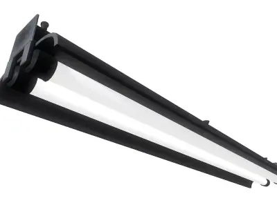 Fluorescent Lamp 07 Low-poly 3D model