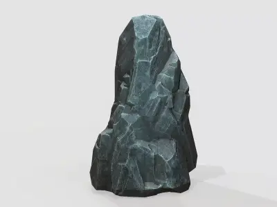 Black Rock 2 Low-poly 3D model