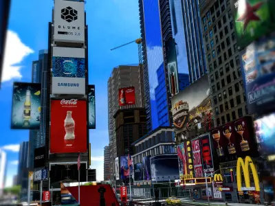 TIMES SQUARE - BROADWAY 3D model