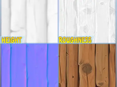 Stylized Wood Seamless Texture Texture