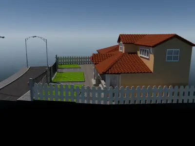 Modern full house 3D model
