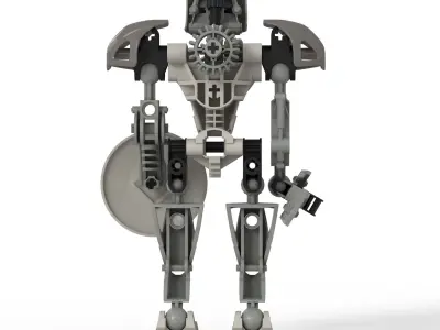 Kopaka Nuva - LEGO Bionicle Low-poly 3D model