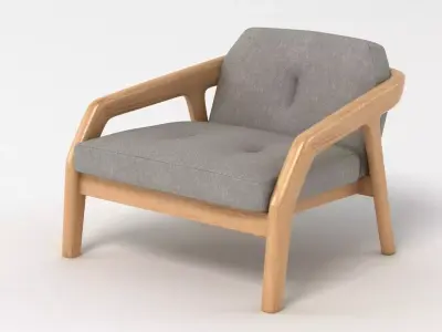 Zeitraum Friday Chair 3D model