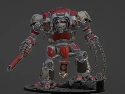imperial-knight-Robot 3D print model