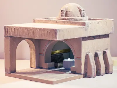 Vintage Collection Scale Cantina Diorama 3D print model