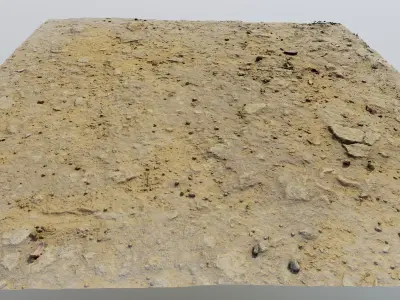 gravelgound05 pile of dirt  3D model