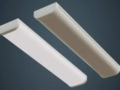 Fluorescent Bulb 2A Low-poly 3D model