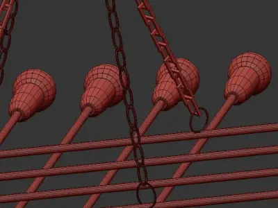 Large Patinated 3D model