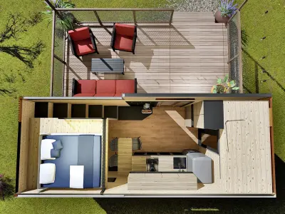 Tiny House   SHUMBEK15   15m2    3d model 3D model