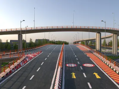 Flyover Bridge  3D model