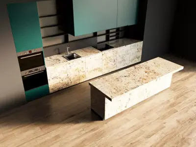 36-Kitchen12 matte 3 3D model