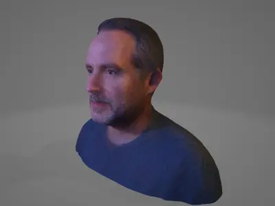 Character No 8  Not Rigged 3D model Low-poly 3D model