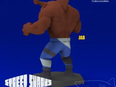 Street Sharks - Jab - Full Figure 3D print model