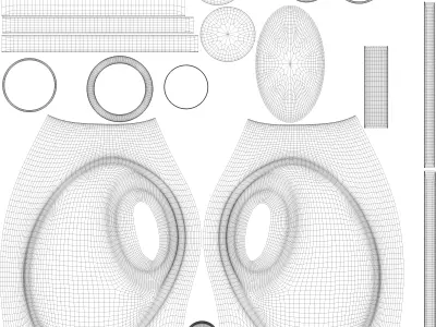 Stain removers and whiteners Whitening Laundry Rinse 3D model