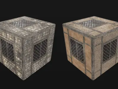 PBR Medieval Wall Texture