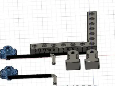 90-Degree Right Angle Clamp 3D print model