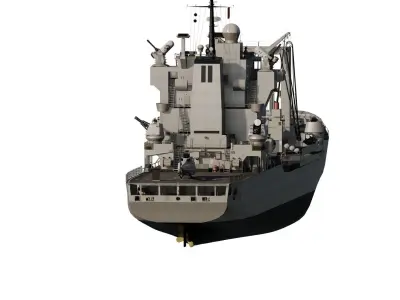 Support boat 3D model