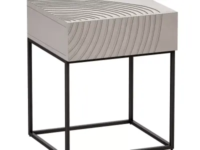 Circulus Nightstand Crate and Barrel 3D model